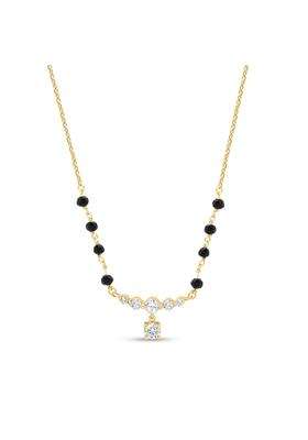 Zavya 925 Sterling Silver Timeless Gold Plated Mangalsutra Gift for Women