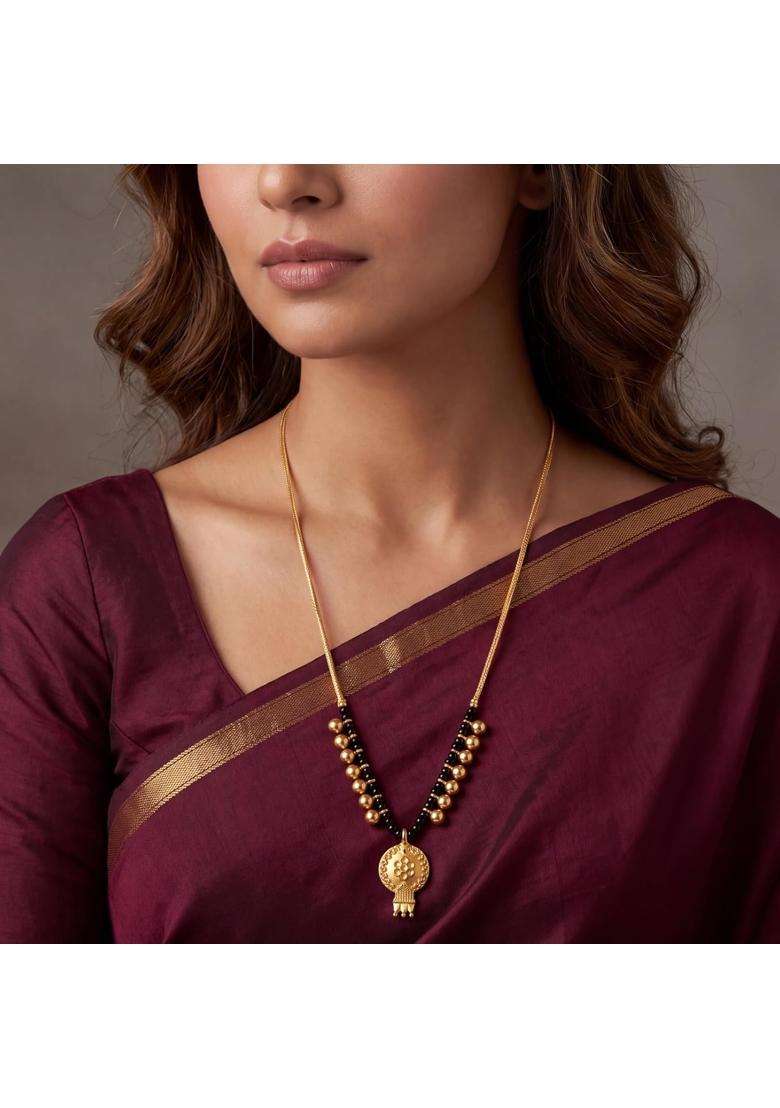 Ritvaa Smartgold 24K Gold Plated Akhila Mangalsutra for Women - Indya