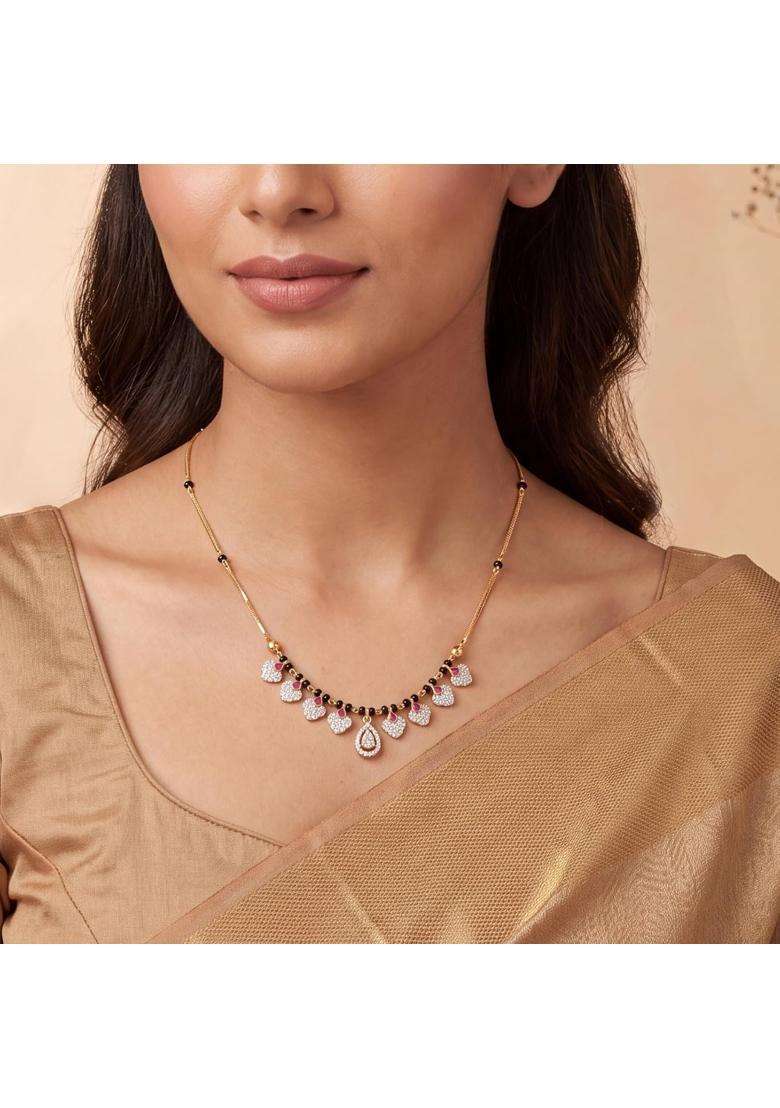 Ritvaa Smartgold 24K Gold Plated Kaivalya Mangalsutra for Women - Indya