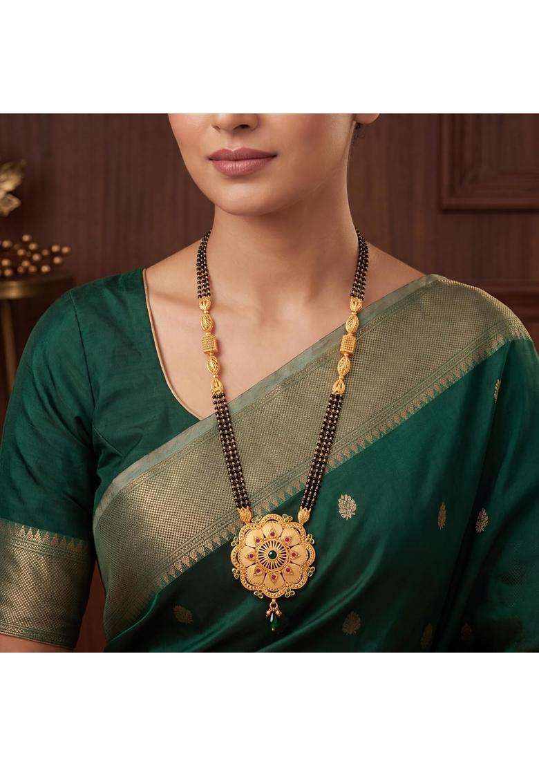 Ritvaa Smartgold 24K Gold Plated Ritkari Mangalsutra for Women - Indya