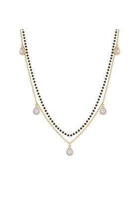 Ritvaa Smartgold 24K Gold Plated Pranika Mangalsutra for Women