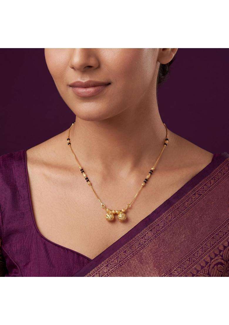 Ritvaa 24K Smartgold Mangalsutra with Vaati Pendant for Women - Indya