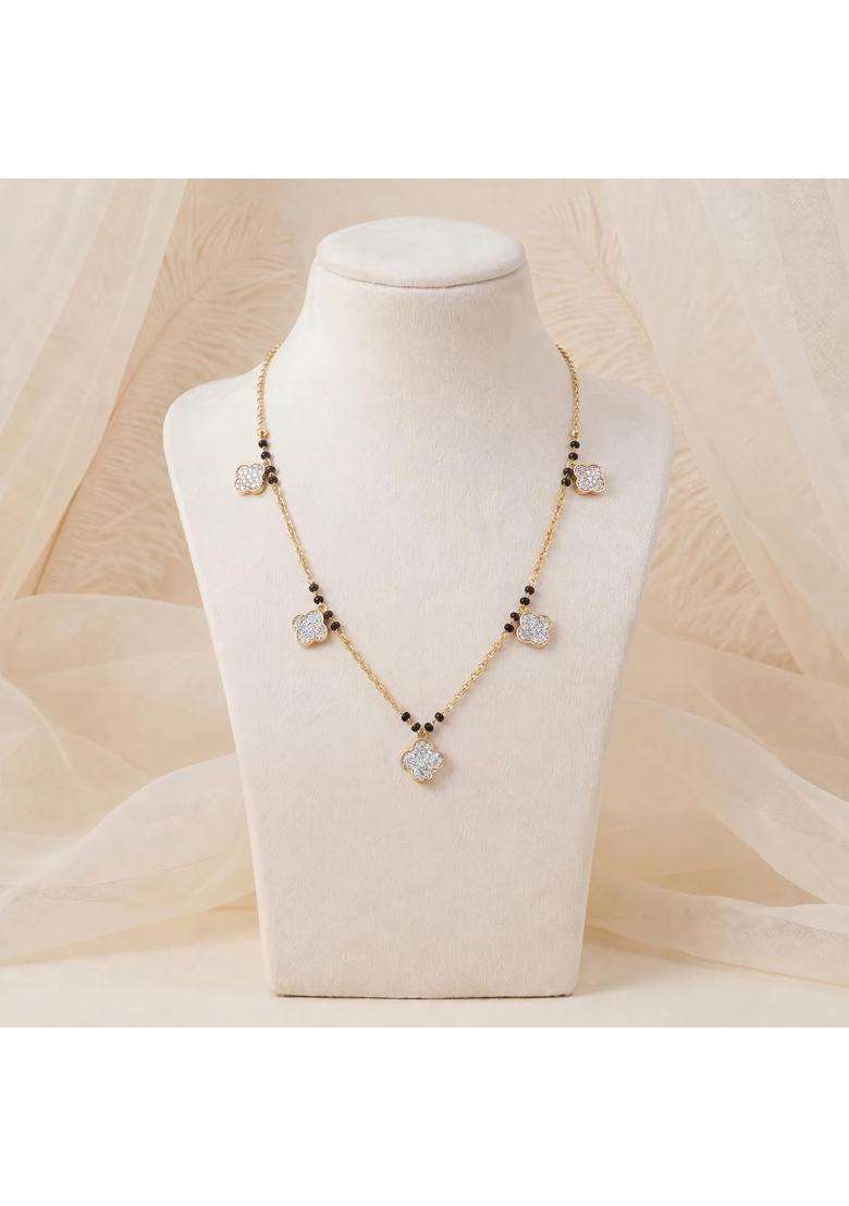 Ritvaa Smartgold 24K Gold Plated Phulwa Mangalsutra for Women - Indya