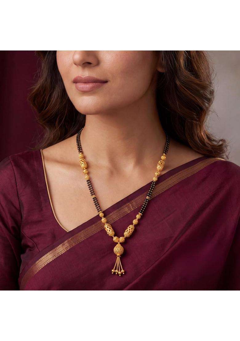 Ritvaa Smartgold 24K Gold Plated Anulya Mangalsutra for Women - Indya