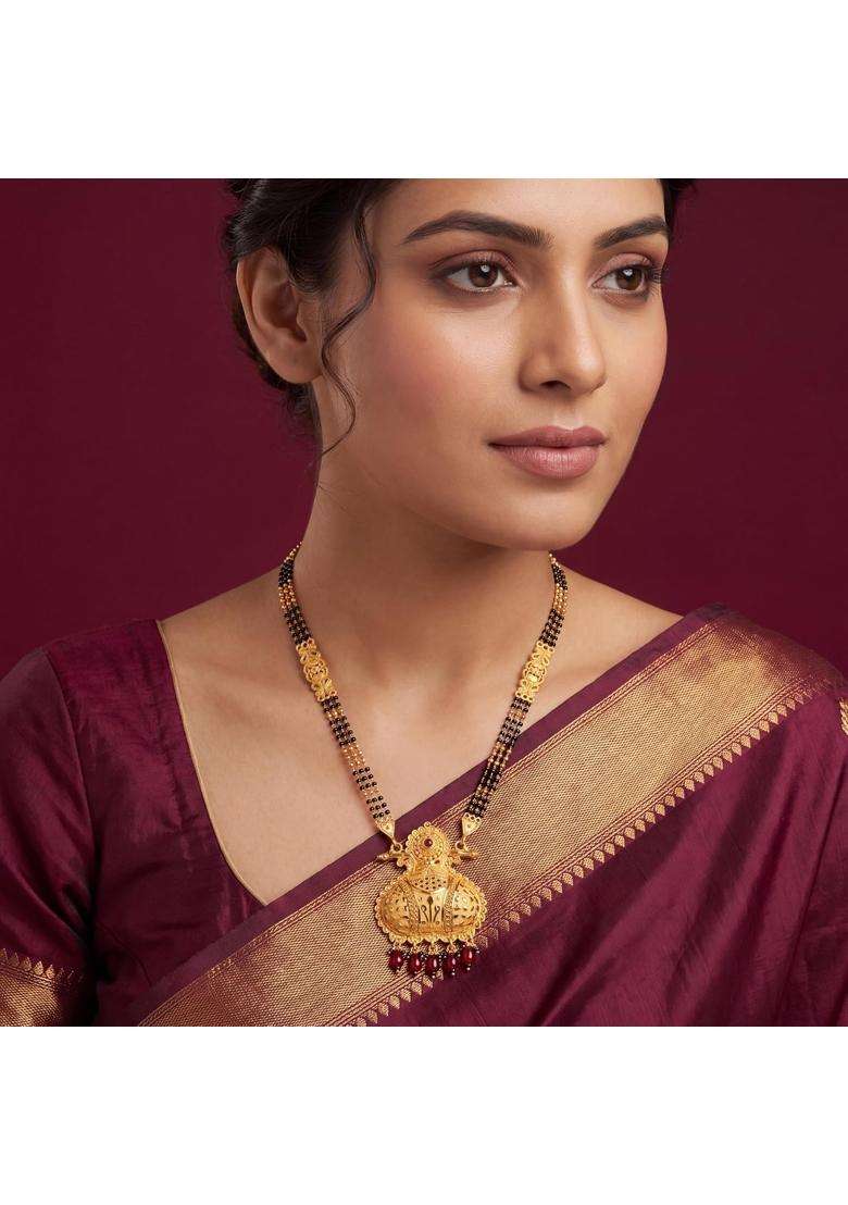 Ritvaa Smartgold 24K Gold Plated Kalashri Mangalsutra for Women - Indya