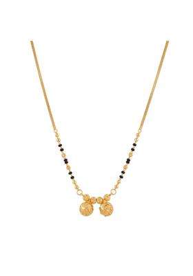 Ritvaa Smartgold 24K Gold Plated Minimalist Gold Ball Mangalsutra for Women