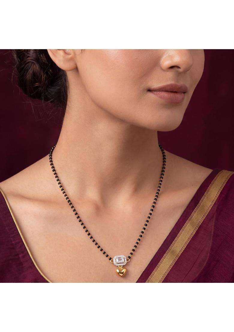 Ritvaa Smartgold 24K Gold Plated Preya Mangalsutra for Women - Indya