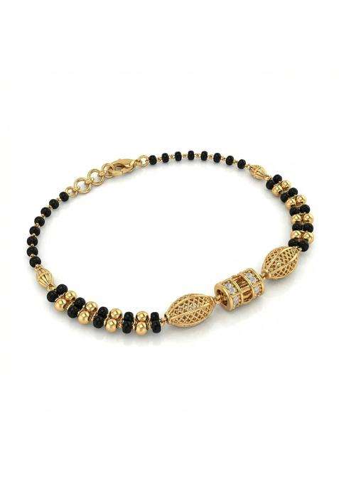 Ritvaa 24K Smartgold Hand Mangalsutra Bracelet for Women