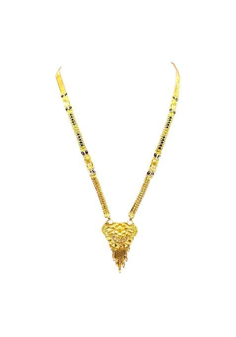 Gold Plated Mangalsutra for Women Copper Base One Gram Jewellery