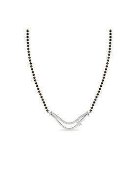 Kisna Jewels 14KT 18KT BIS Hallmark Pure Gold and Diamond Mangalsutra for Women