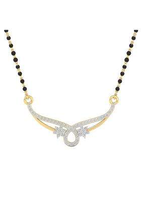 Dishis 14K 18K 22K Yellow White Rose Gold and Diamond Mangalsutra for Women