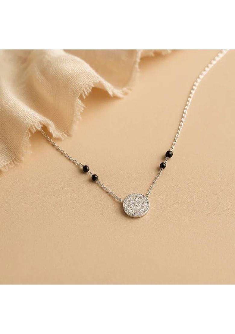 Anushka Jain Jewellery Simulated Necklace for Women 925 Sterling Silver 18K Gold Vermeil - Indya