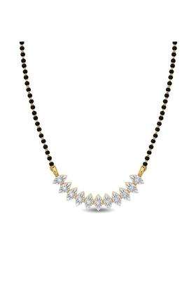 Kisna Jewels 14KT 18KT BIS Hallmark Pure Gold and Diamond Mangalsutra for Women