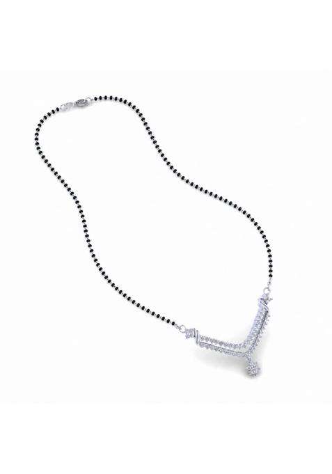 Rihi by P C Chandra Jewellers 925 Sterling Silver Eternal Love Floral Love Bond Mangalsutra