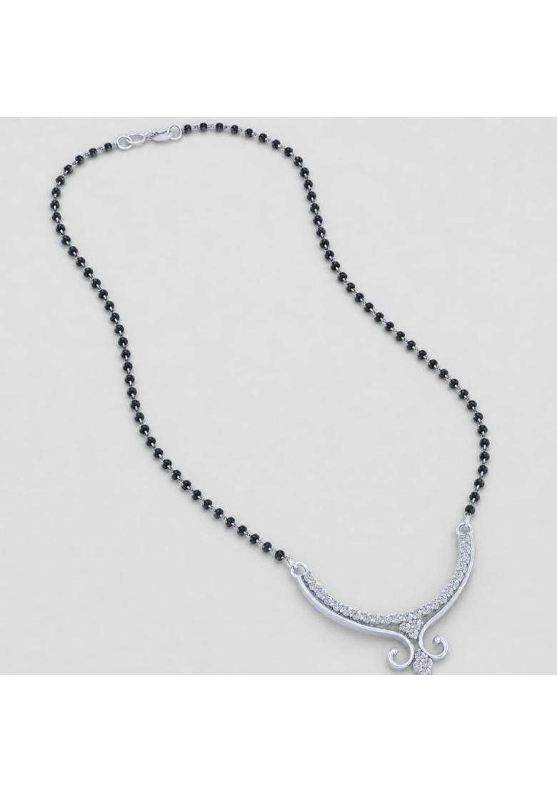 Rihi by P C Chandra Jewellers 925 Sterling Silver Eternal Love Royal Mangalsutra - Indya