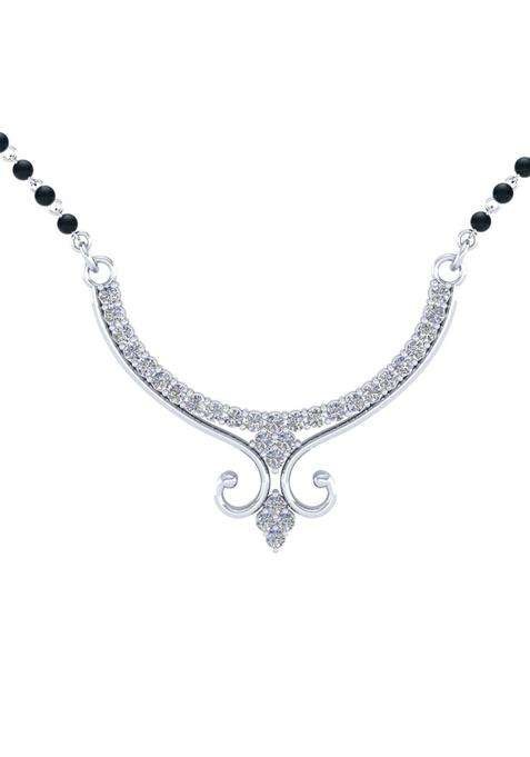Rihi by P C Chandra Jewellers 925 Sterling Silver Eternal Love Royal Mangalsutra