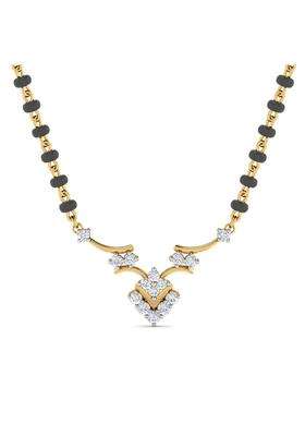 Dishis 14K 18K Yellow Gold and Diamond Tanmaniya Mangalsutra for Women