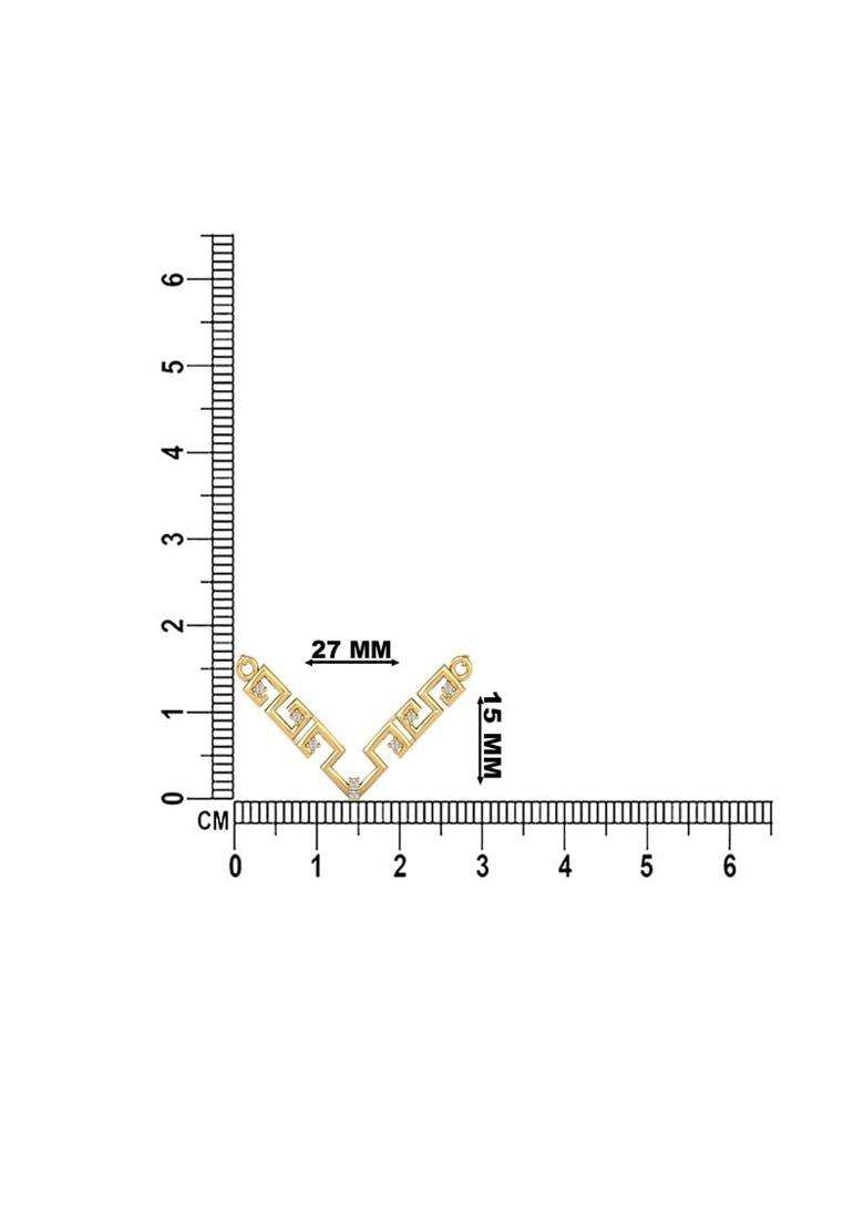 Dishis 18K 750 Yellow Gold and Diamond Tanmaniya Mangalsutra for Women - Indya