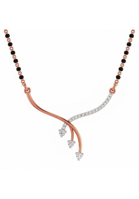 Dishis 14K Rose Gold and Diamond Tanmaniya Mangalsutra for Women