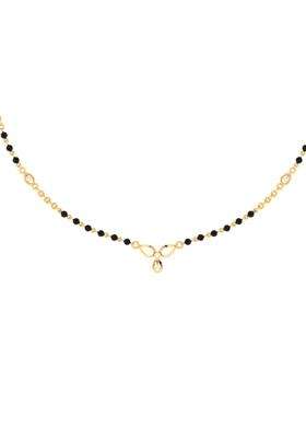 P C Chandra Jewellers 18KT 750 Yellow Gold Sleek Diamond VVS VS Mangalsutra for Women 4 Point 7 Grams