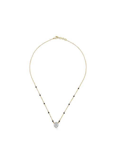 PNG Jewellers Ecliptica Charm Diamond and Gold Modern Mangalsutra for Women