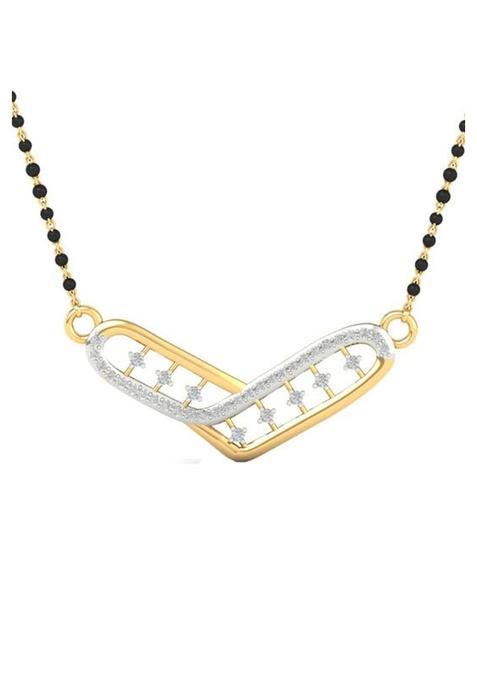 Dishis 14K 18K Yellow Gold and Diamond Mangalsutra for Women