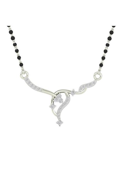 Dishis 14K 18K 22K Yellow White Rose Gold and Diamond Mangalsutra for Women
