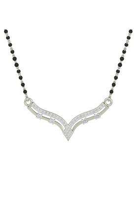 Dishis 14K 18K 22K Yellow White Rose Gold and Diamond Mangalsutra for Women