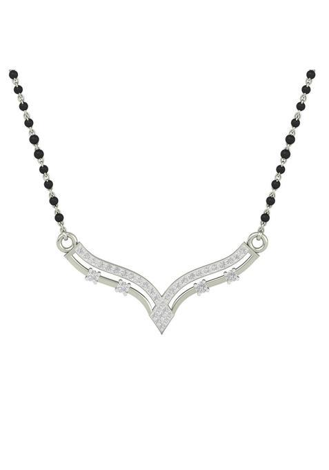 Dishis 14K 18K 22K Yellow White Rose Gold and Diamond Mangalsutra for Women