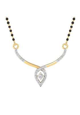 Dishis 14K 18K 22K Yellow White Rose Gold and Diamond Mangalsutra for Women