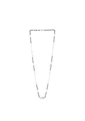 Gargi by P N Gadgil and Sons 925 Sterling Silver Elegant Silver Pearl Mangalsutra