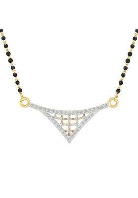 Dishis 14K 18K 22K Yellow White Rose Gold and Diamond Mangalsutra for Women
