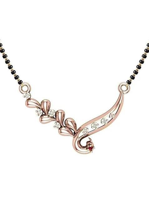 Dishis 14K Rose Gold Diamond Mangalsutra for Women