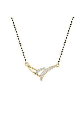 Dishis 14K 18K Yellow Gold and Diamond Mangalsutra for Women