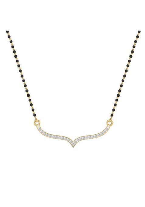 Dishis 14K 18K Yellow Gold and Diamond Mangalsutra for Women