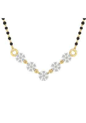 Dishis 14K 18K Yellow Gold and Diamond Mangalsutra for Women