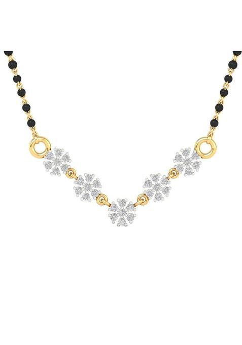 Dishis 14K 18K Yellow Gold and Diamond Mangalsutra for Women