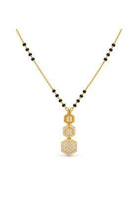 P C Chandra Jewellers 18 KT Diamond Hexa Harmony Convertible Mangalsutra for Women