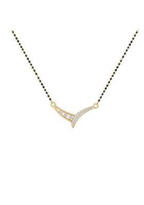 Dishis 14K 18K Yellow Gold and Diamond Mangalsutra for Women