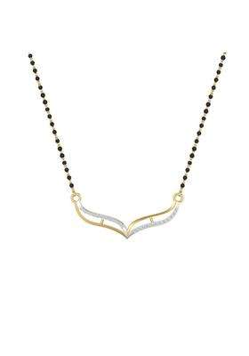 Dishis 14K 18K Yellow Gold and Diamond Mangalsutra for Women