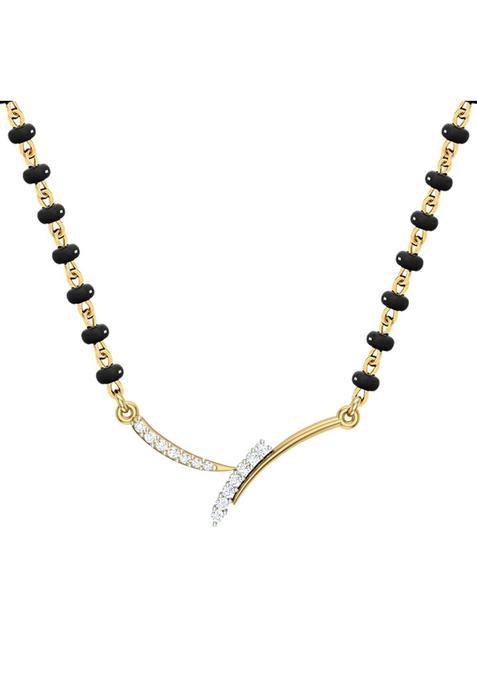Dishis 22K Yellow Gold and Diamond Tanmaniya Mangalsutra for Women