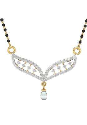 Dishis 14K 18K Yellow Gold and Diamond Mangalsutra for Women