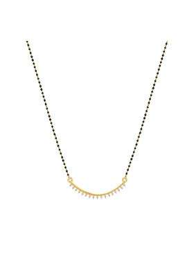 Dishis 14K 18K Yellow Gold and Diamond Mangalsutra for Women