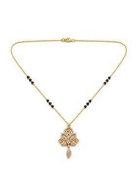 P C Chandra Jewellers 18 KT Gold and Certified Natural Diamond Convertible Mangalsutra for Women
