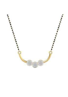 Dishis 14K 18K Yellow Gold and Diamond Mangalsutra for Women