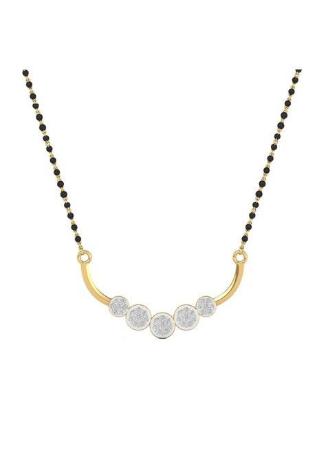 Dishis 14K 18K Yellow Gold and Diamond Mangalsutra for Women