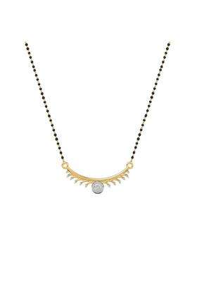 Dishis 14K 18K Yellow Gold and Diamond Mangalsutra for Women