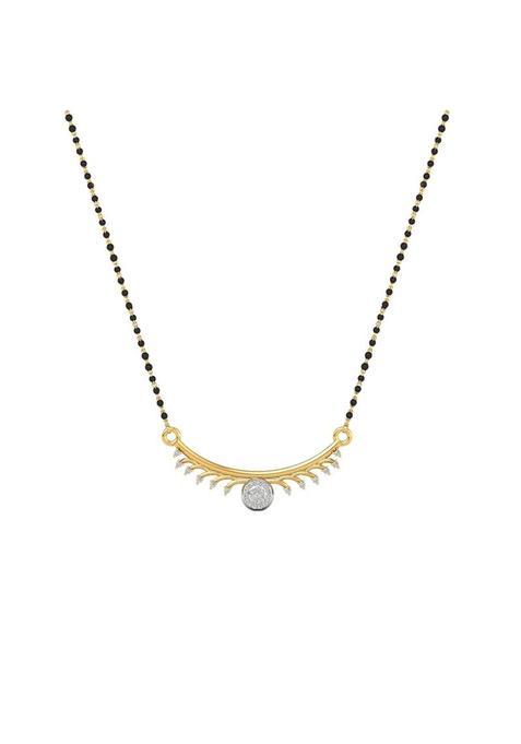 Dishis 14K 18K Yellow Gold and Diamond Mangalsutra for Women