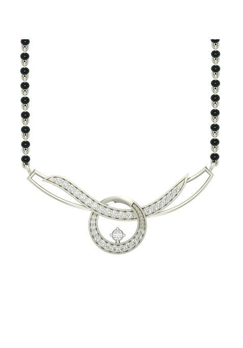 Clara 925 Sterling Silver Evie Mangalsutra Earring Chain Gift for Wife
