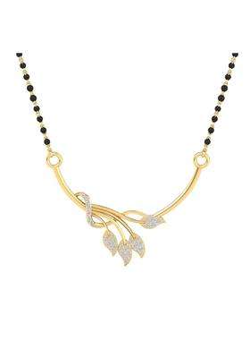 Dishis 14K 18K 22K Yellow White Rose Gold and Diamond Mangalsutra for Women